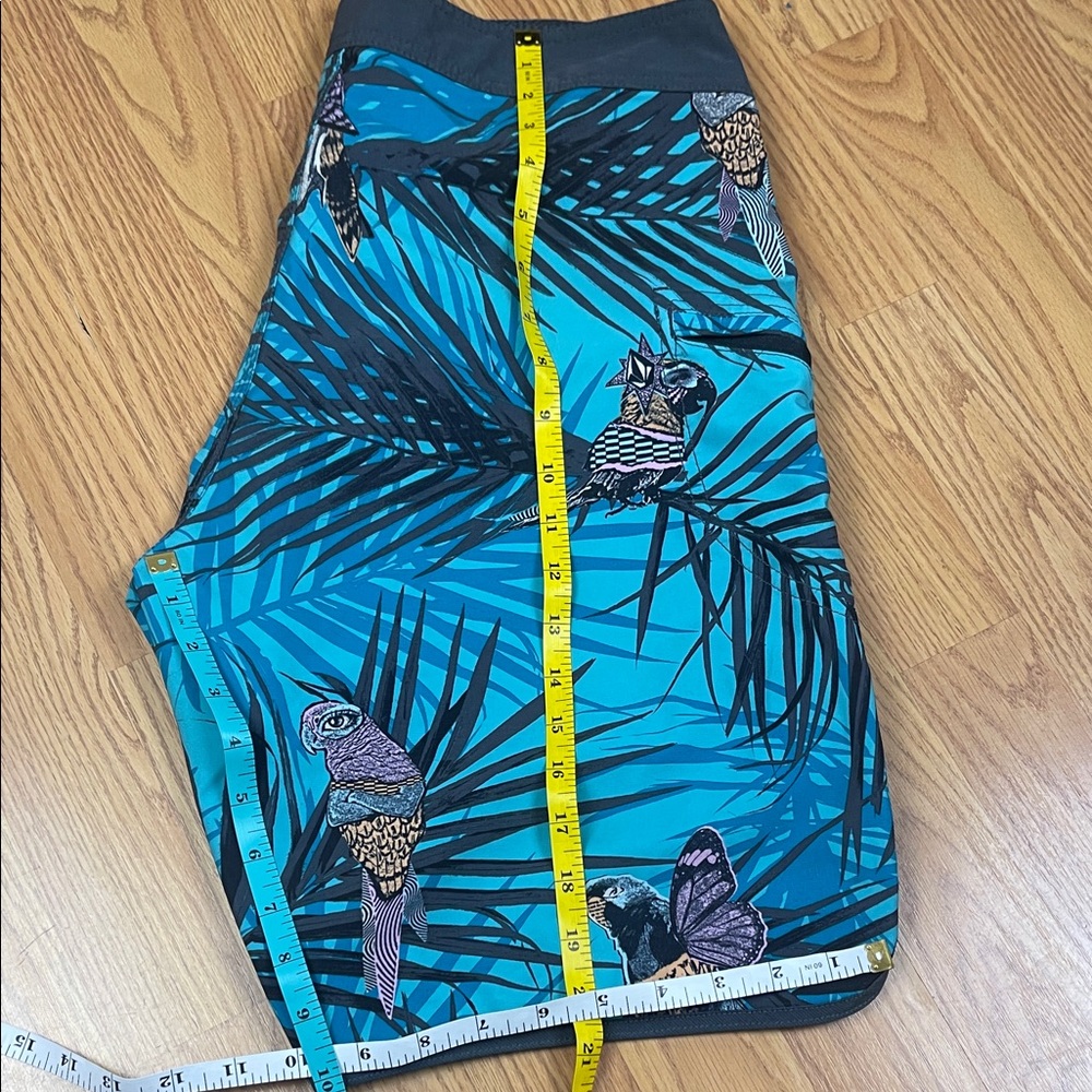 Volcom Mod-Tech Blue Swim Shorts - Picture 9 of 11
